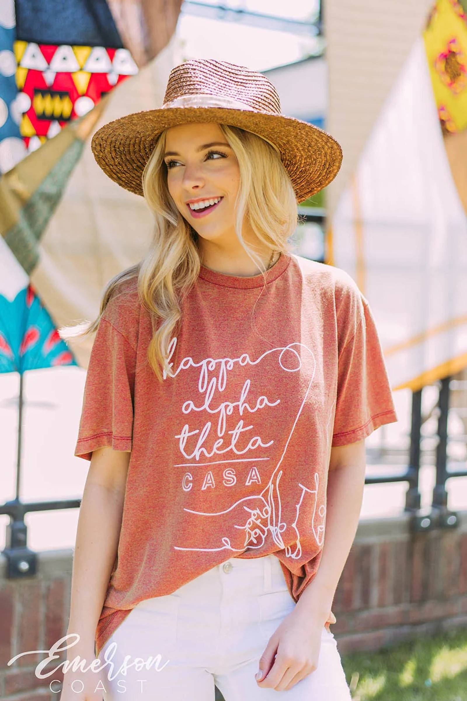 KC Heart Royal Acid Wash Tee  – Claire and Gracie Boutique