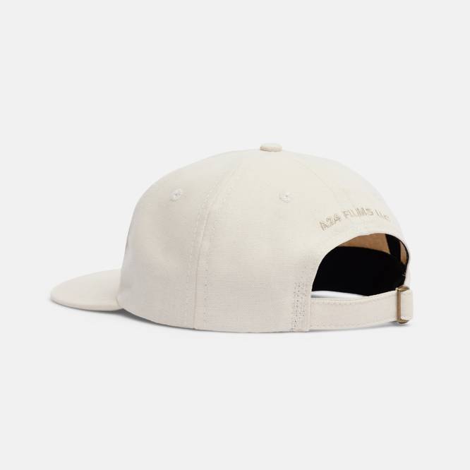 White Cord Logo Hat – A24 Shop