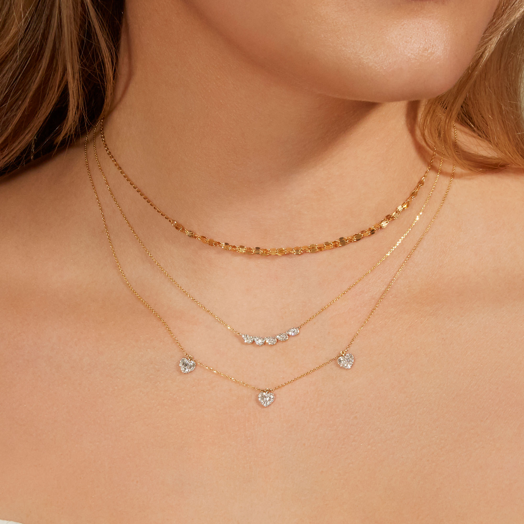 Diamond Dewdrop Necklace – STONE AND STRAND