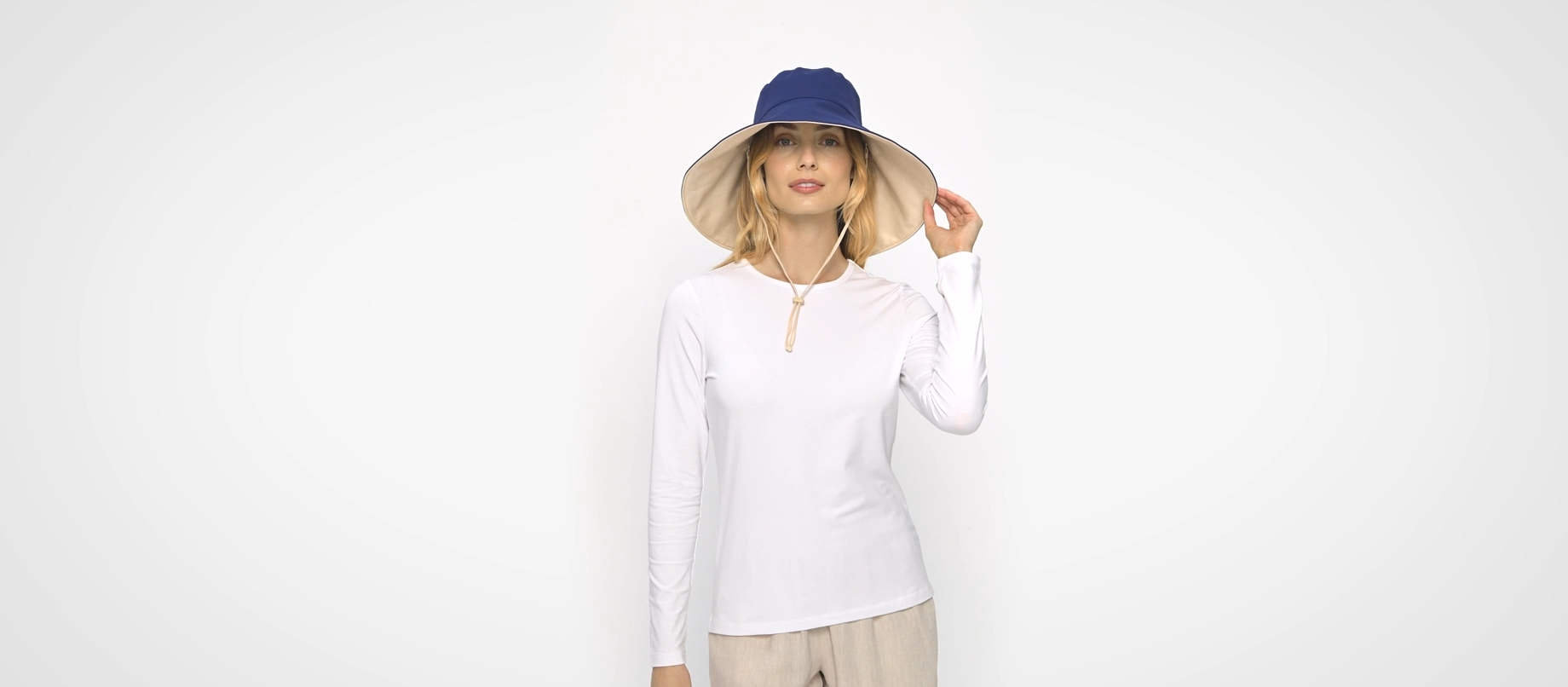 Women's Ultra Wide Brim Hat UPF 50+ | Solbari UK