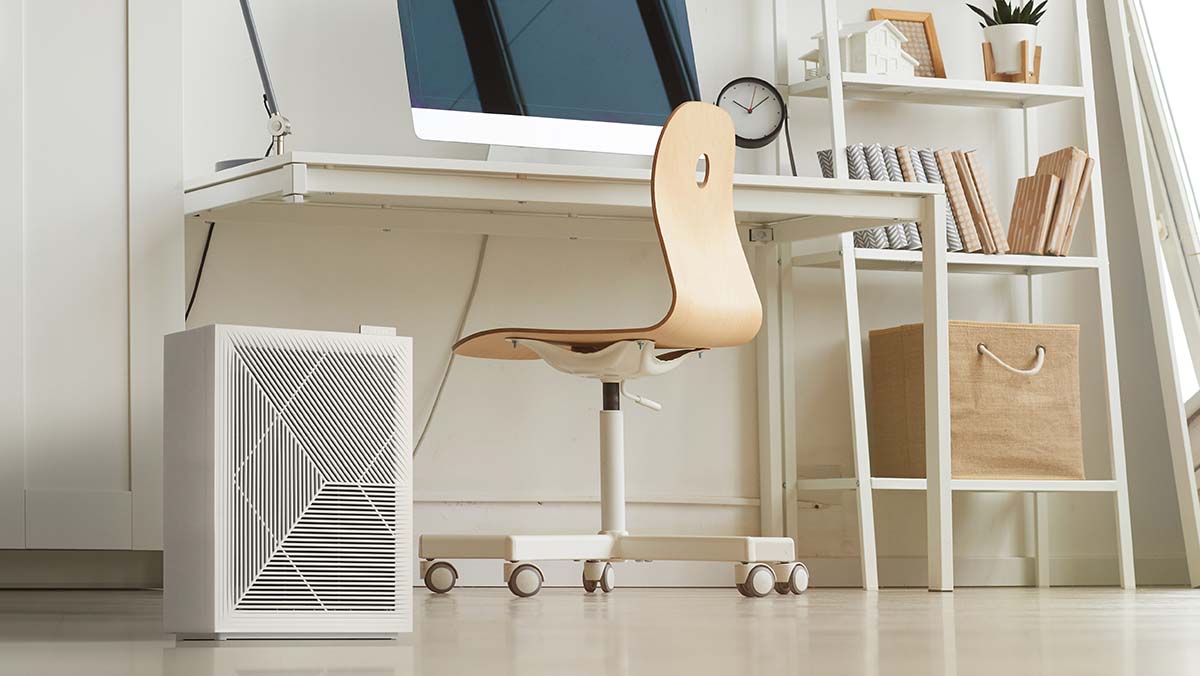 Airmega 240 Dove White - Office lifestyle image