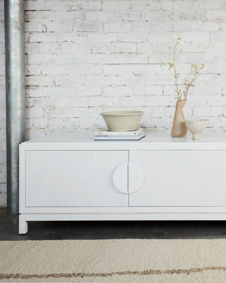 White Oak Moline II 2 Door Buffet