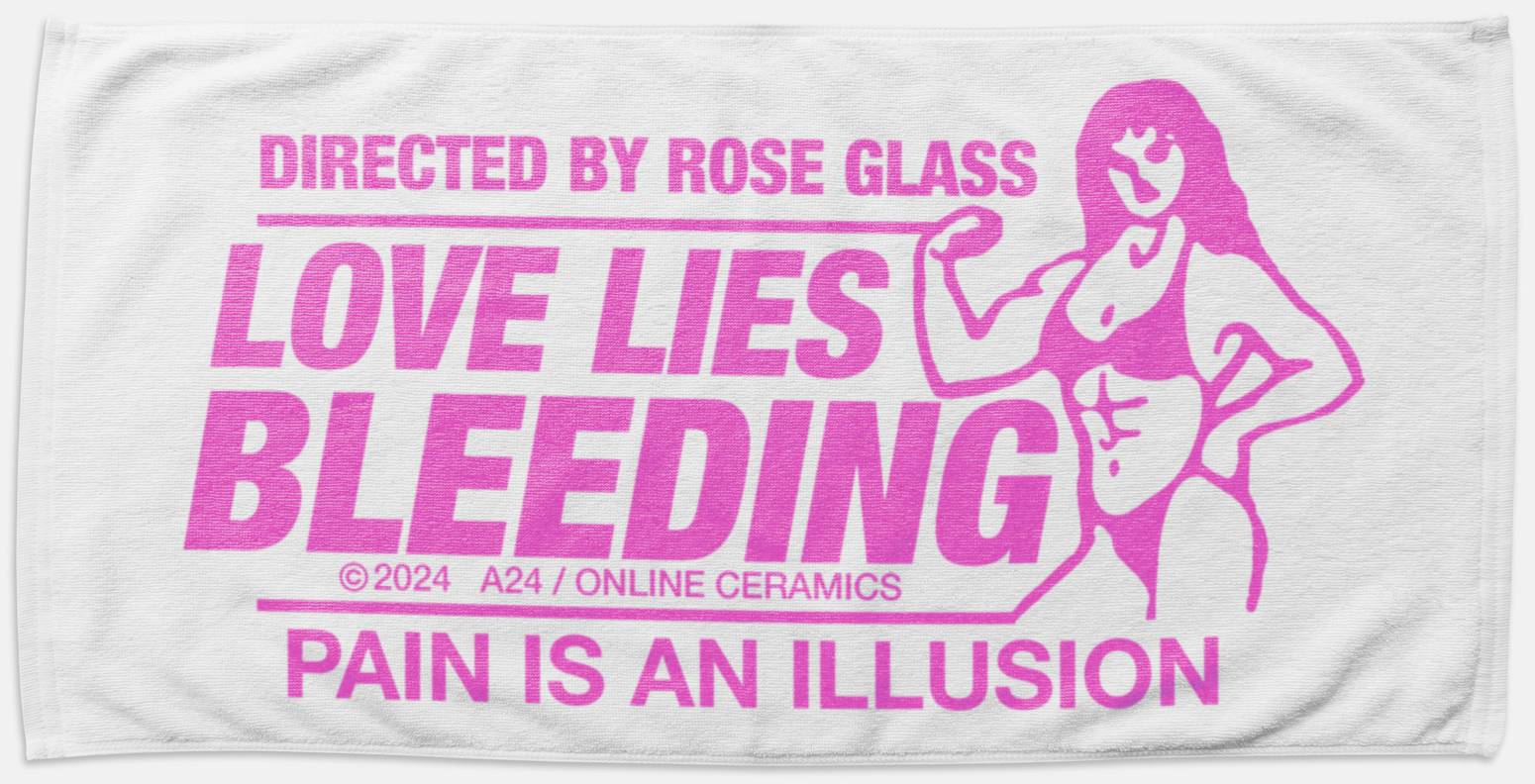 Online Ceramics x Love Lies Bleeding Heavy Jacquard Beach Towel A24 Shop