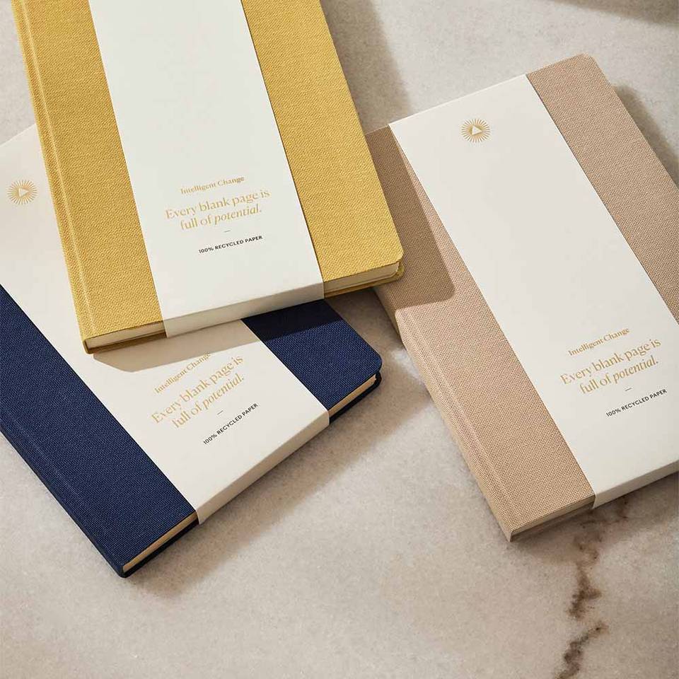 Good Quality Notebook Sample Premium Notebook | Blank Lined Bespoke Paper | Intelligent Change
