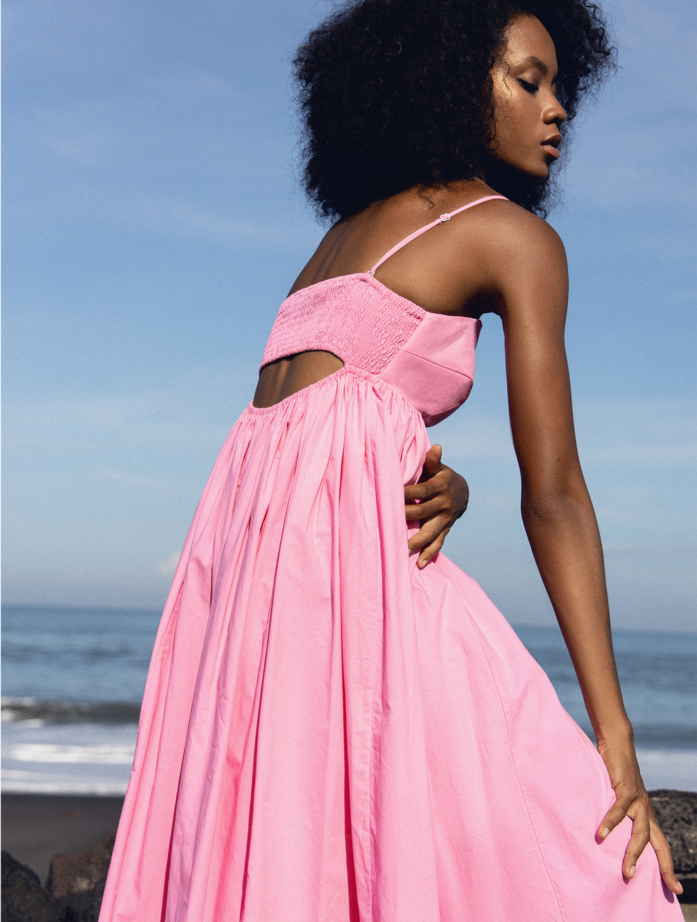 Cayman Dress - Baby Pink