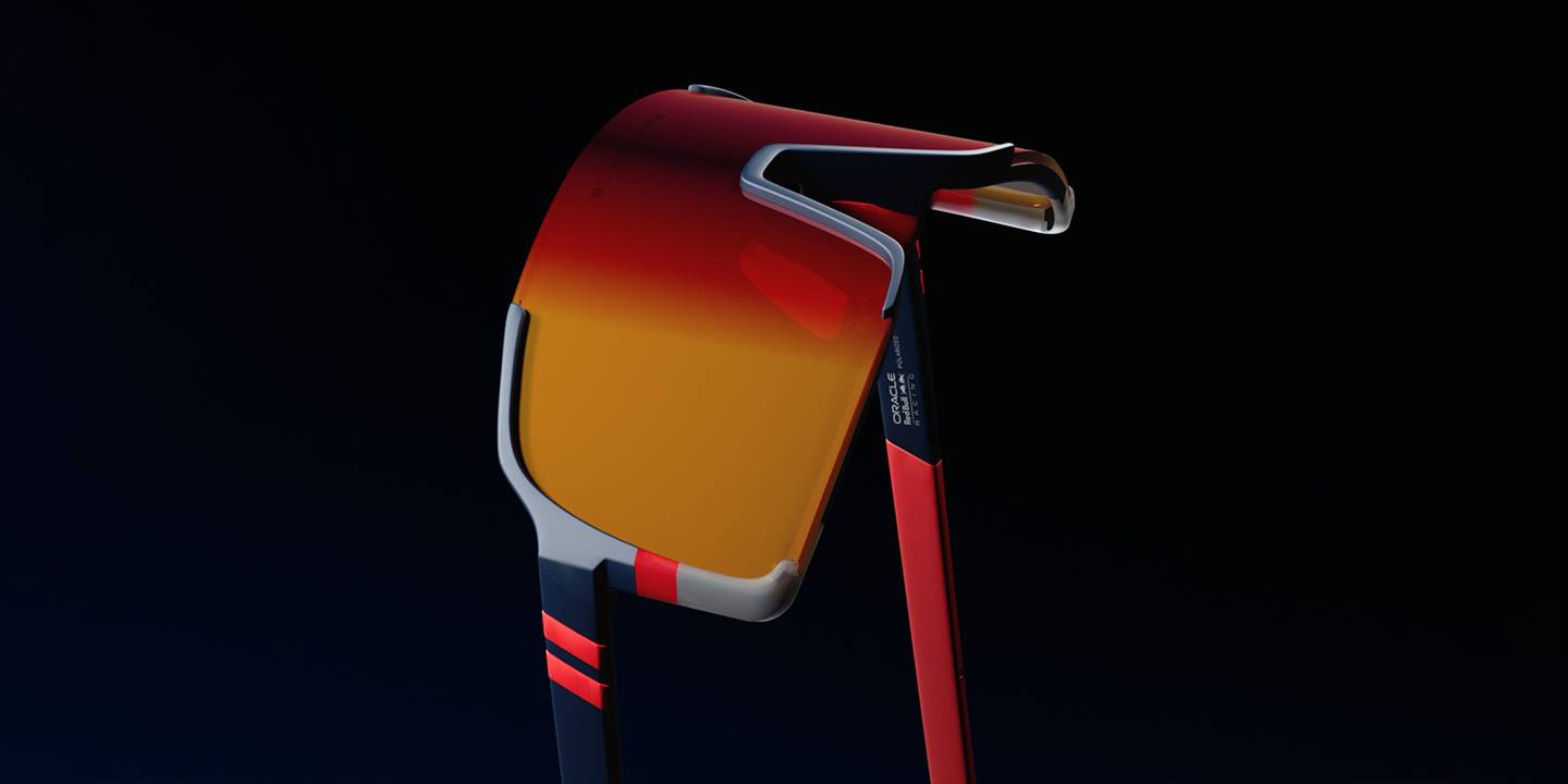 ORBR III Special Edition Redbull Sunglasses Navy & Red Wraparound