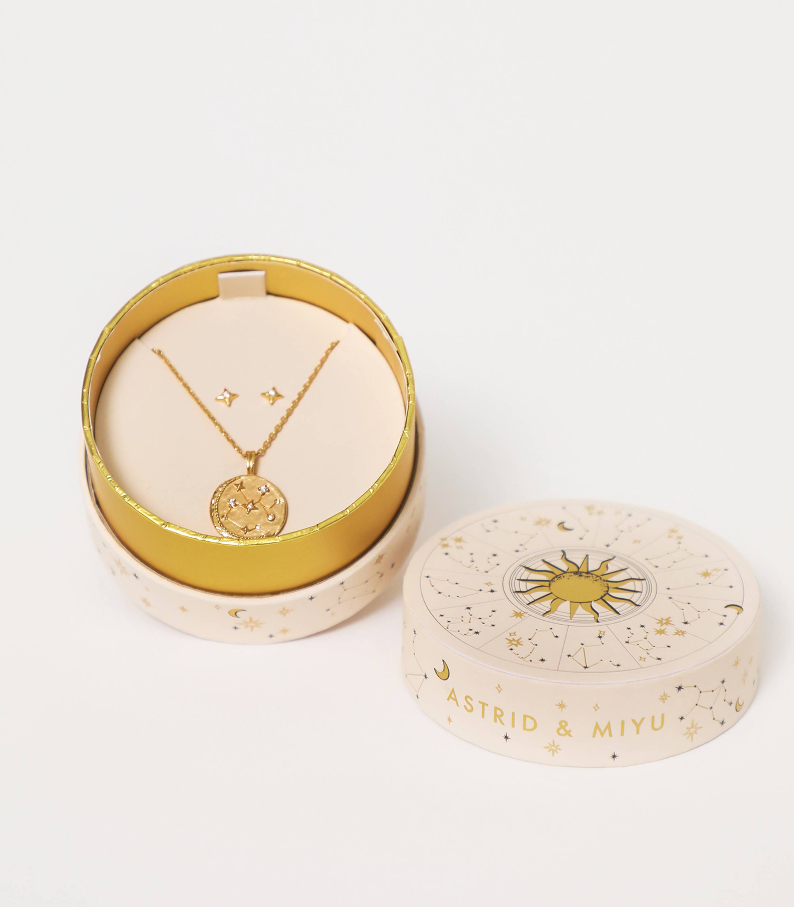 Zodiac Gift Set Gold Jewellery Gifts Astrid & Miyu