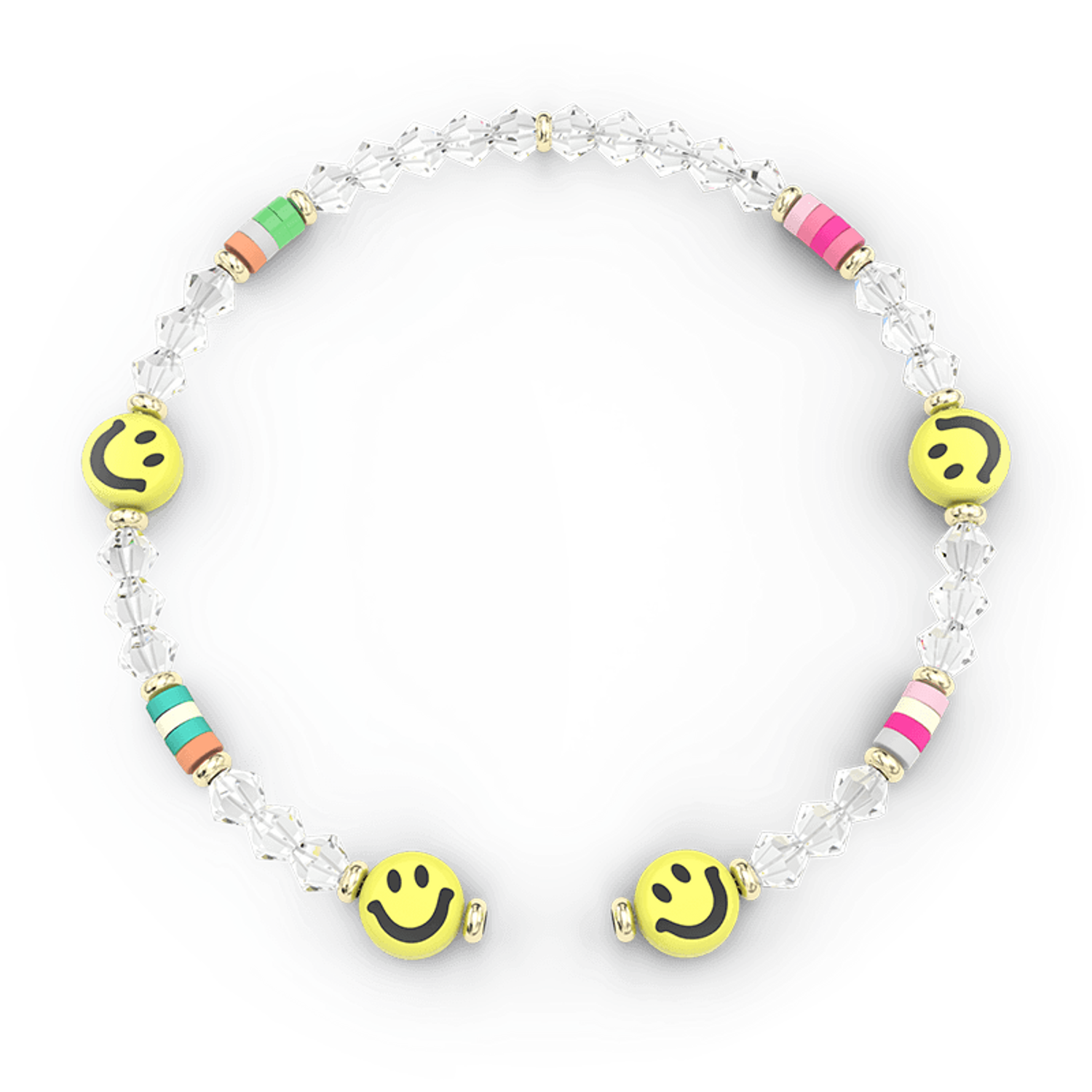 Smiley face bracelet beads deals