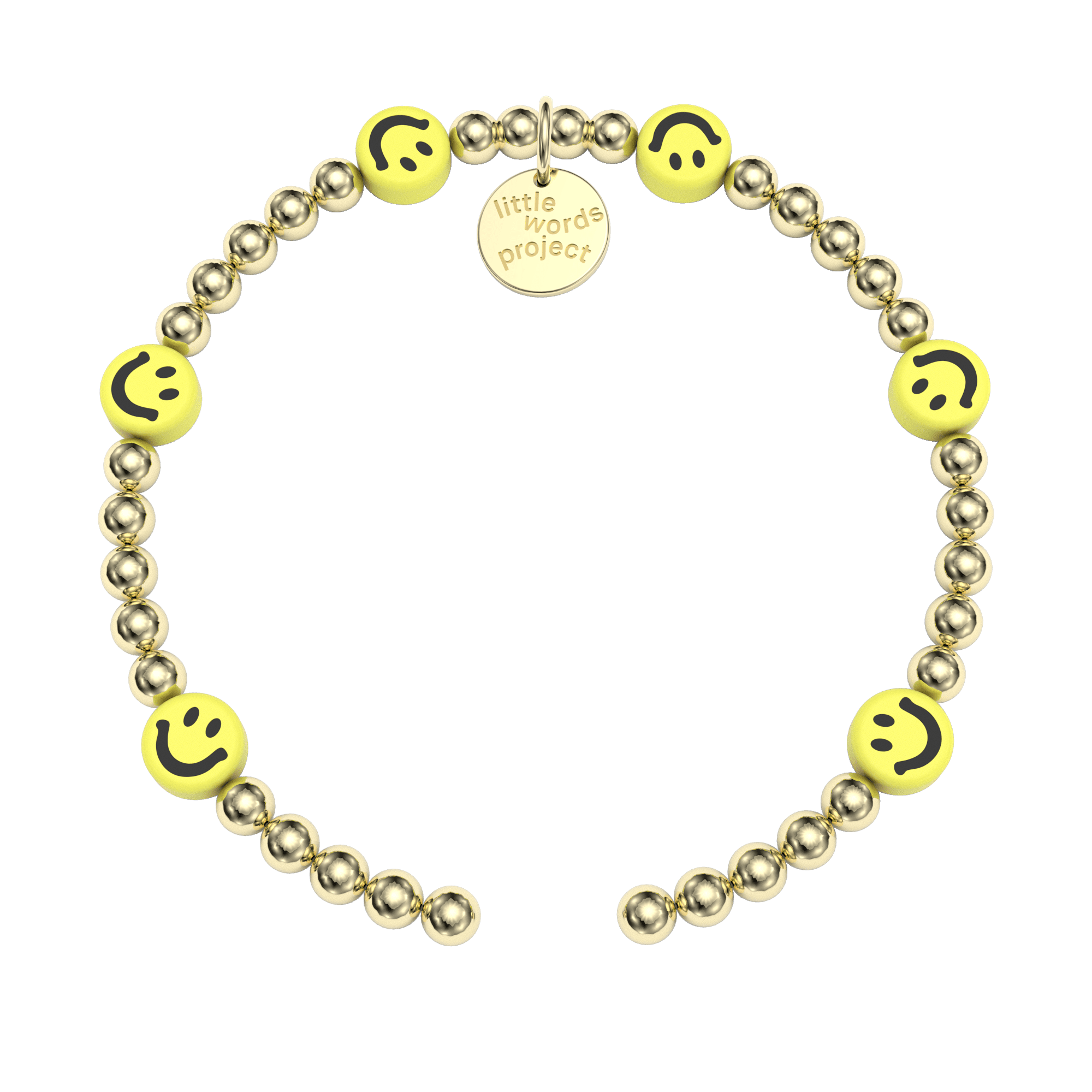 Round Opaque Acrylic Beaded Stretch Kids Bracelets girl bracelet party favour 