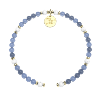 Lava Stones & Custom Vermeil Beads- Men's Beaded Bracelet - Oak & Luna