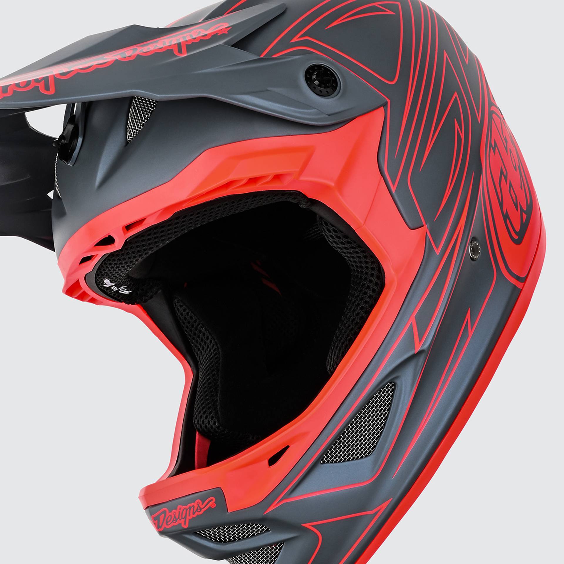 D3 Fiberlite Helmet Spiderstripe Black – Troy Lee Designs Canada