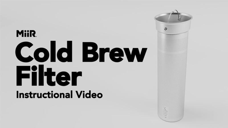 Miir's Cold Brew Filter Turns the Brand's Bottles Into an Iced Coffee System