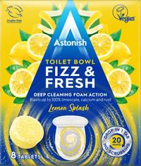 Astonish Fizz & Fresh Lemon Splash 8 Tablets