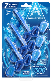 Astonish Foam & Fresh Ocean Blue Triple Pack