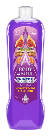 Astonish Winter Edition Bath Soak Honeyed Fig & Almond 750ml