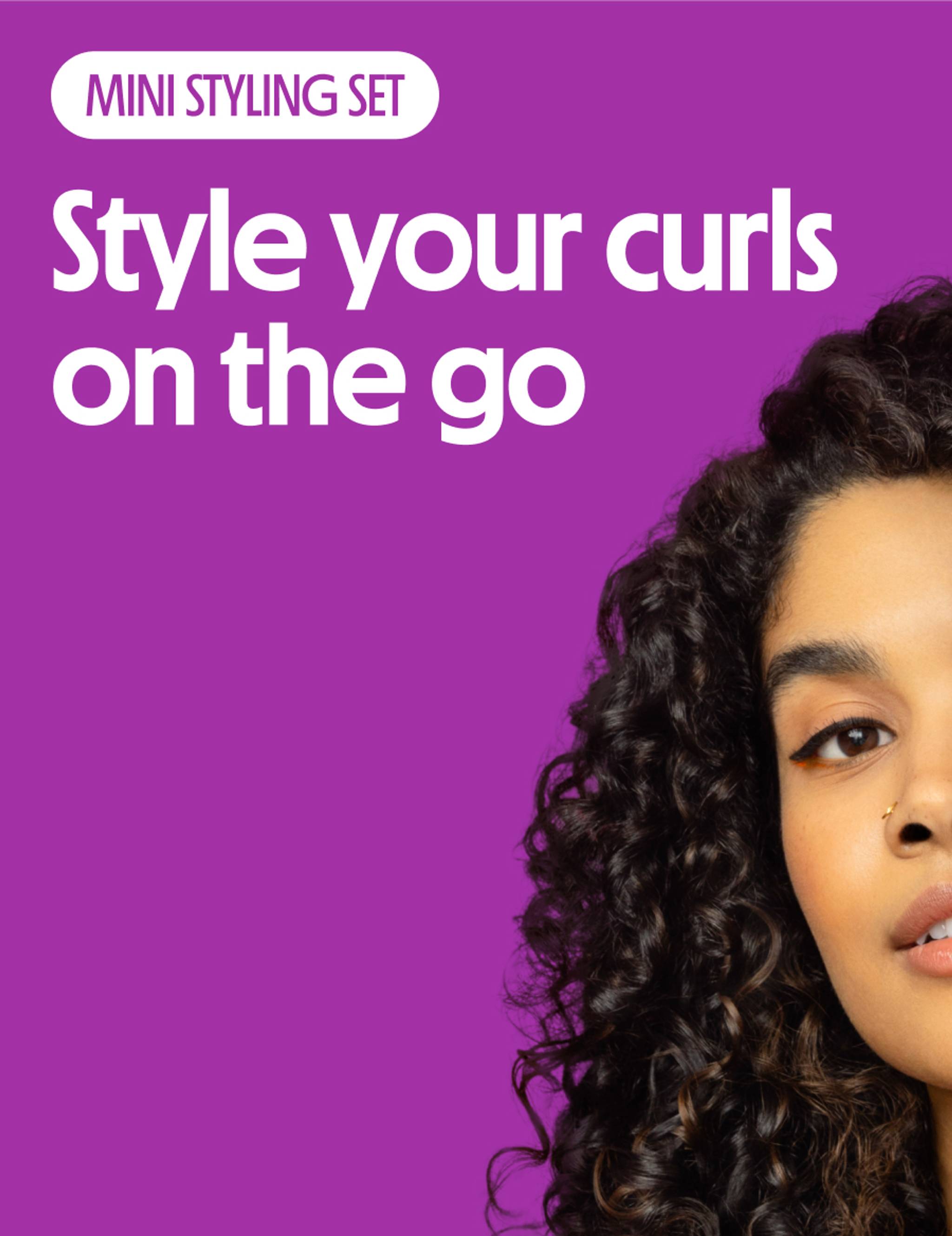 Style your curls on the go