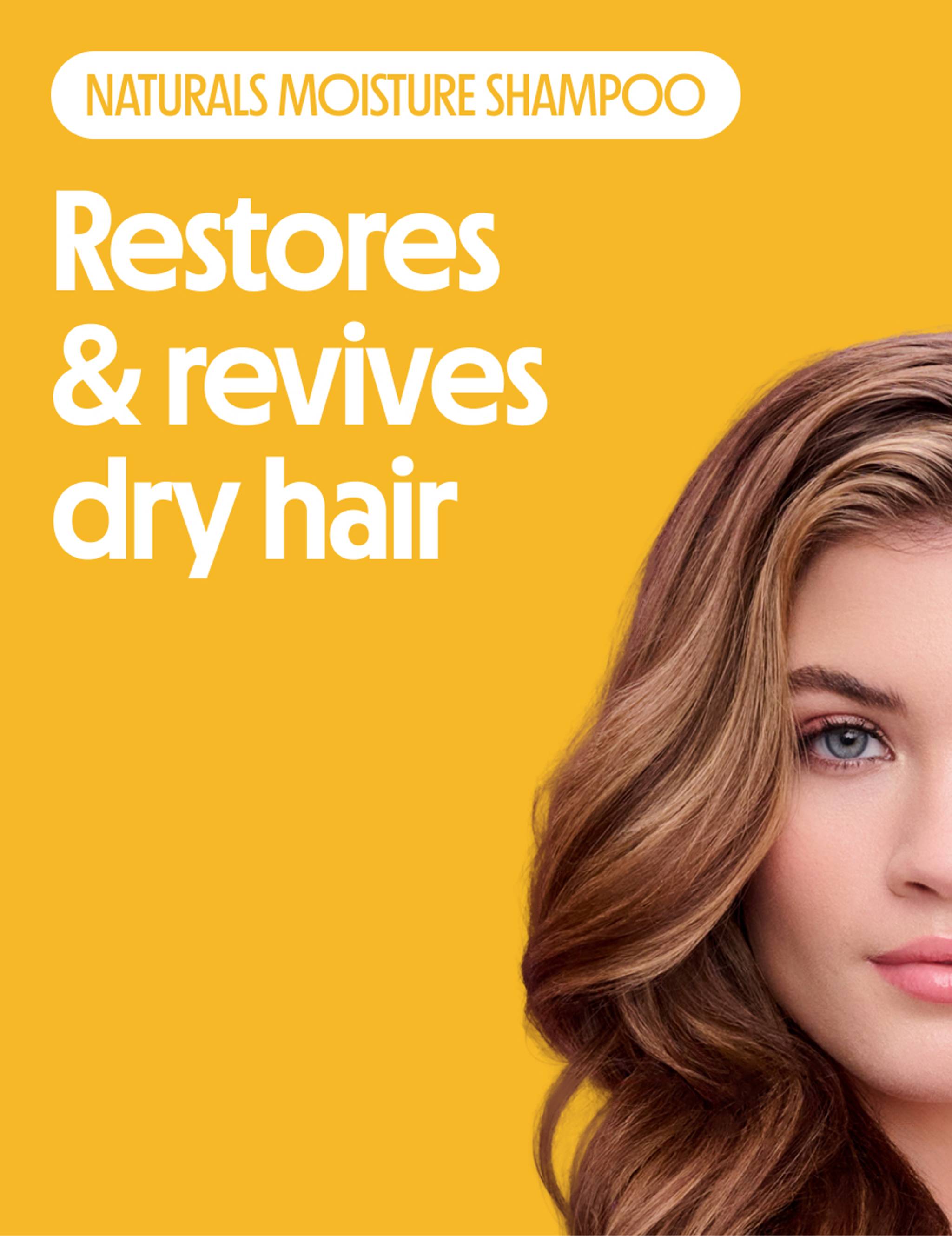 Restores and revives dry hair