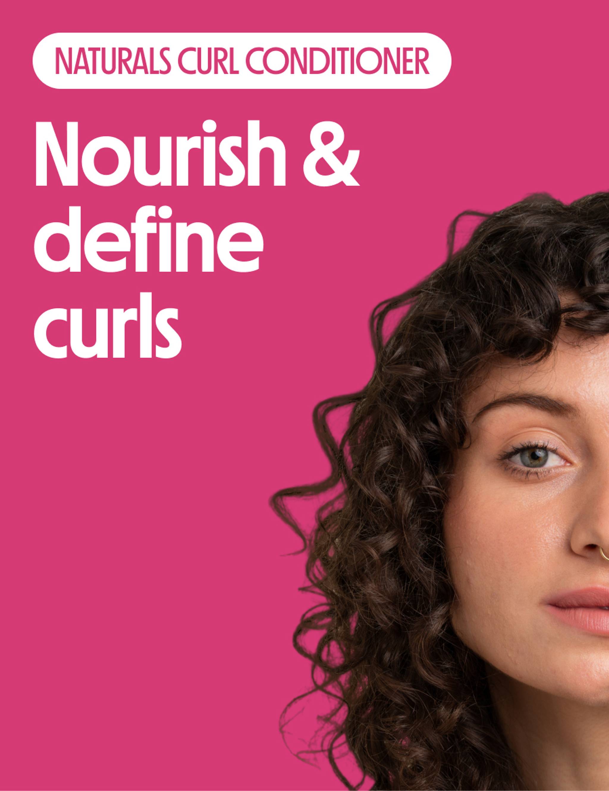 Nourish and define curls
