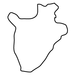 Burundi map