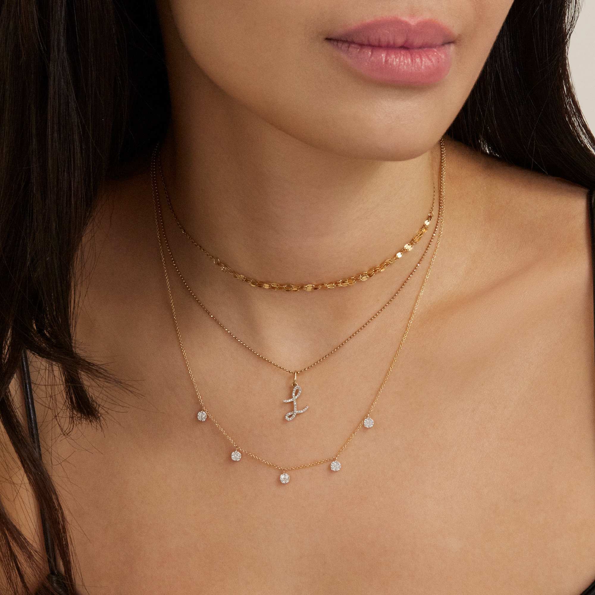 送料関税込み★STONE AND STRAND★ダイヤモンド Discoネックレス Diamond Disco Necklace – STONE AND STRAND