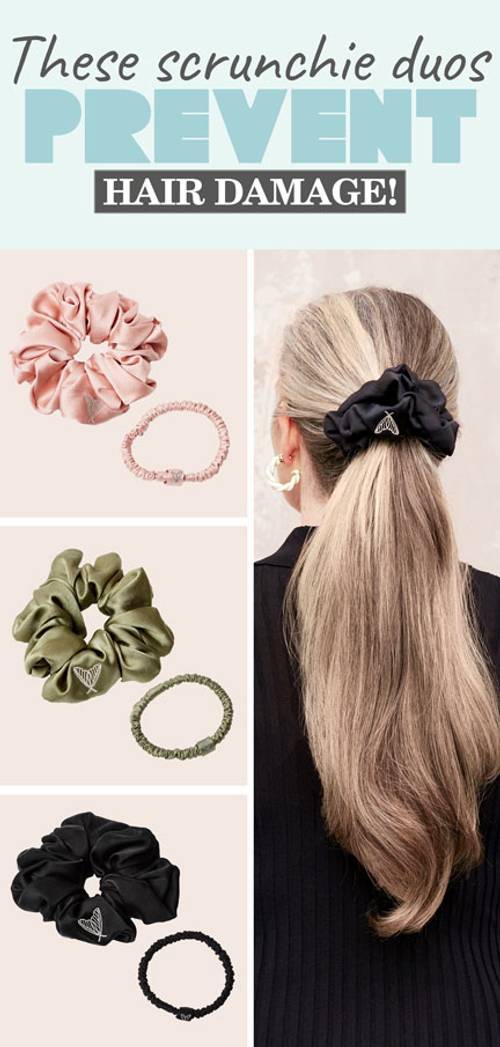 The Ultimate Duo Silk Scrunchies