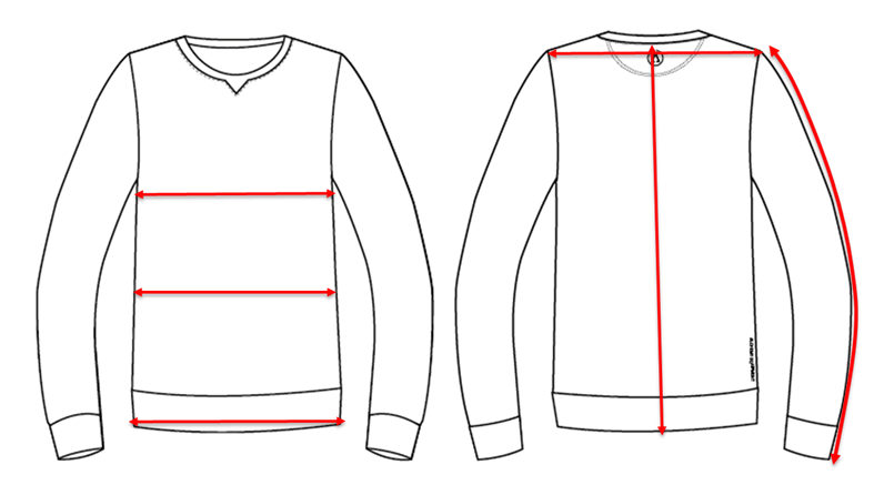 320GSM MERINO SWEATSHIRT - CLEARANCE