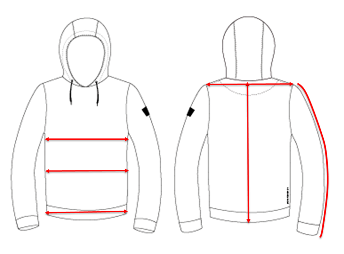 320GSM MERINO HOODED PULLOVER - CLEARANCE