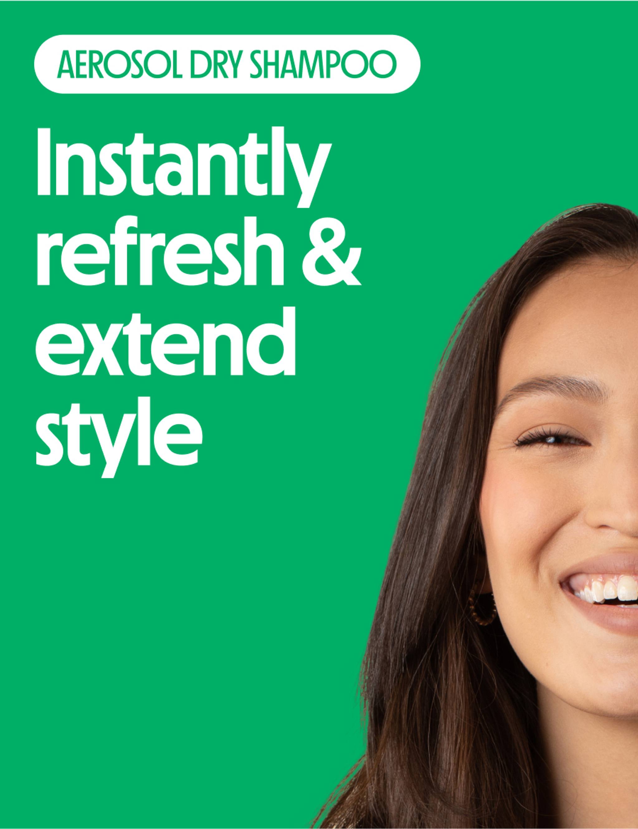 Aerosol dry shampoo