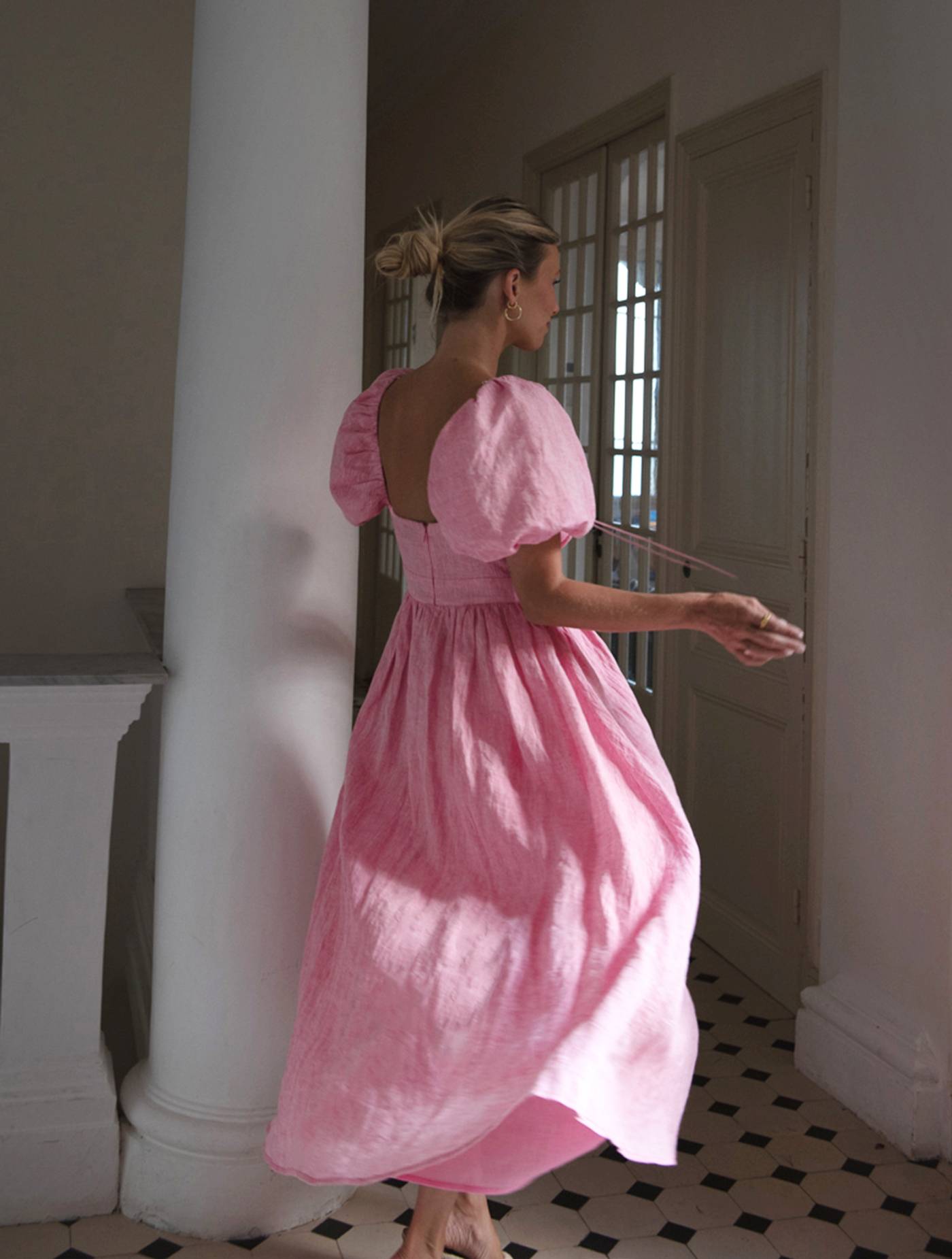 Elm Dress - Flamingo Pink