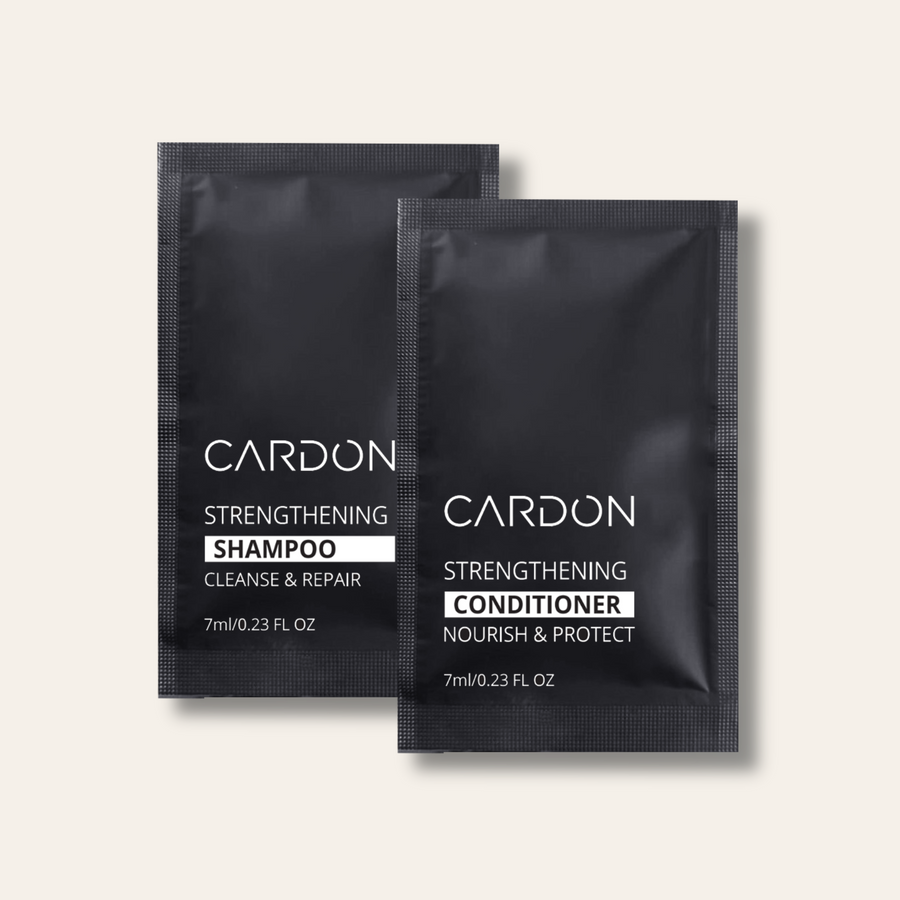 Cardon Haircare 2-Step System with Thickening + Strengthening Hair Shampoo and Conditioner