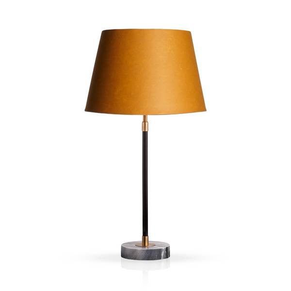 Bartlett table lamp in aged brass