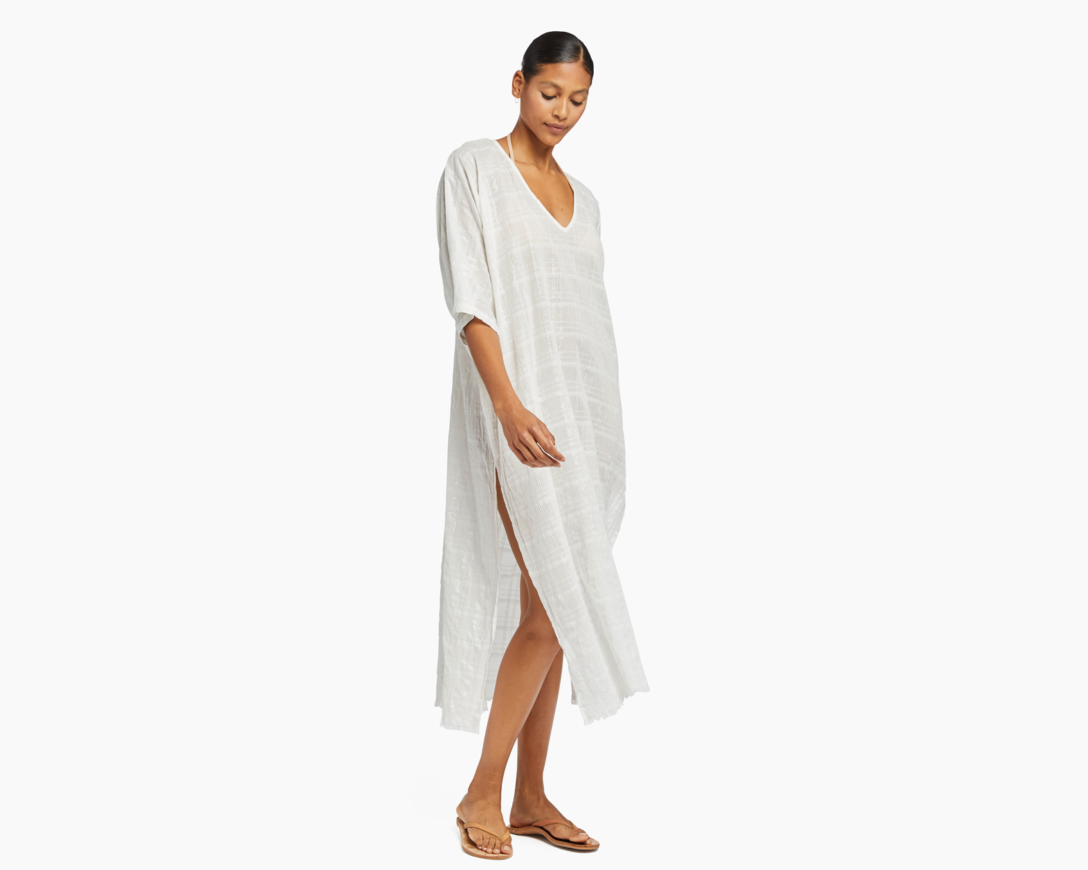 Cannes Caftan - Organic Shimmer Cotton