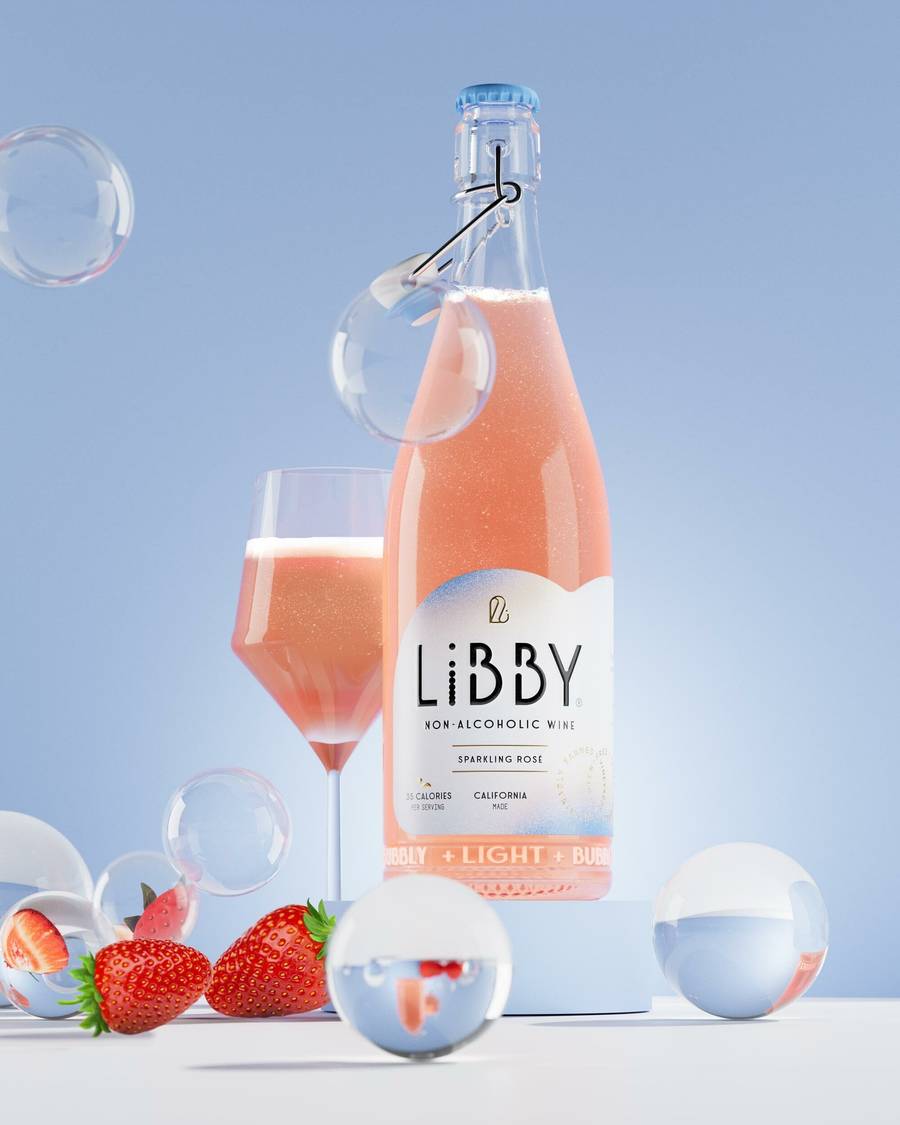 Non-Alcoholic Sparkling Rosé