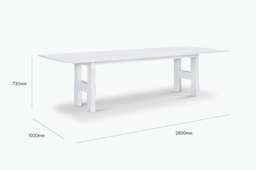 Outdoor Johnny Rectangular Dining Table
