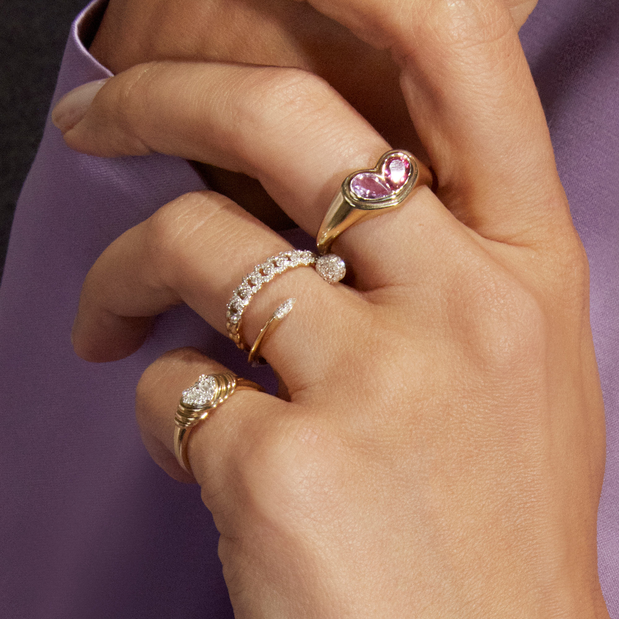 Lavender Haze Ring – STONE AND STRAND