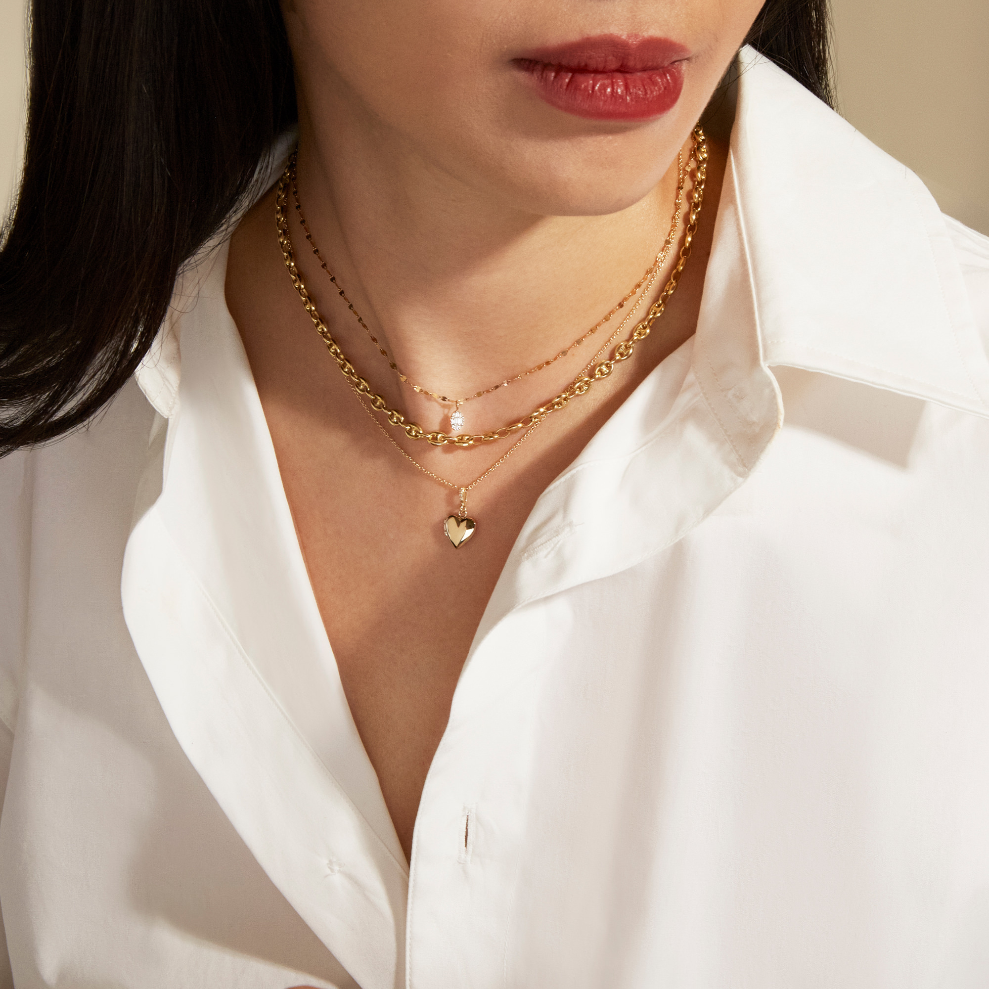 【STONE AND STRAND】All My Heart ネックレス ダイヤモンド付 Heart And Soul Diamond Charm – STONE AND STRAND