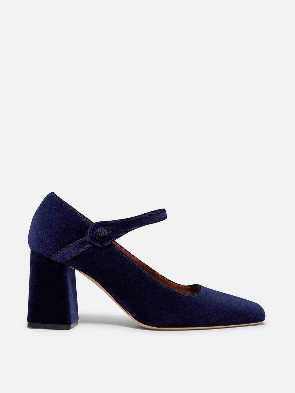 CC Mary Jane Black Dark Blue Suede