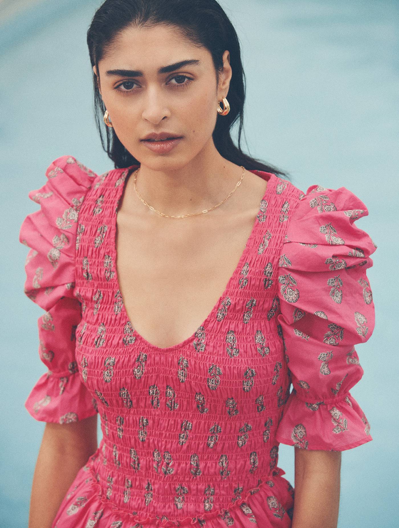 Maxie Dress - Pink Oleander