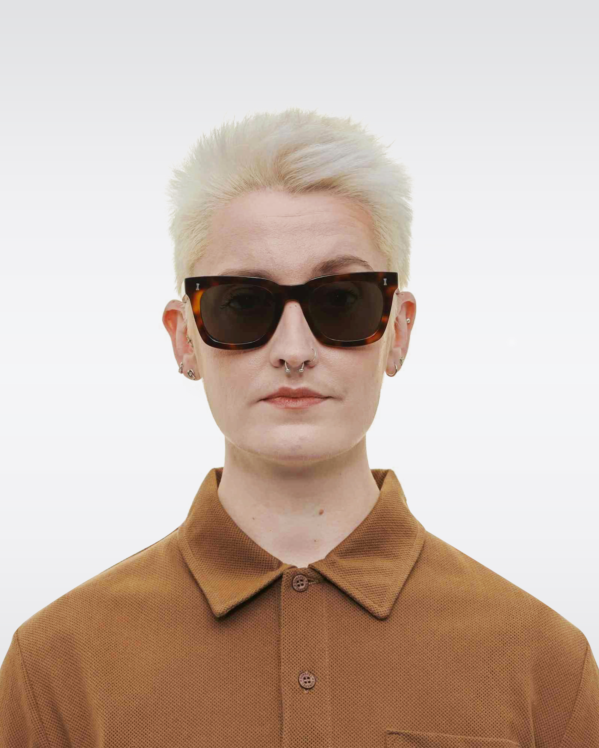 Judd: Large Square Thick Frame Sunglasses | Cubitts