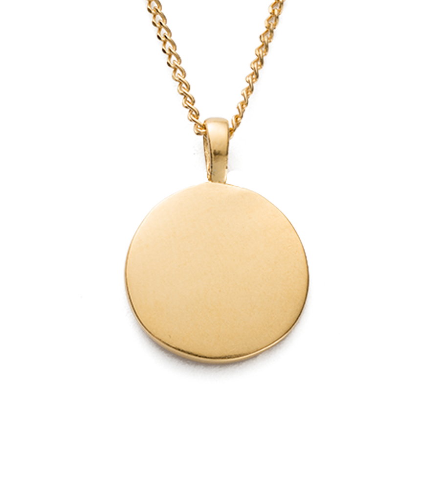 MEMOIR COIN NECKLACE (18K GOLD VERMEIL)