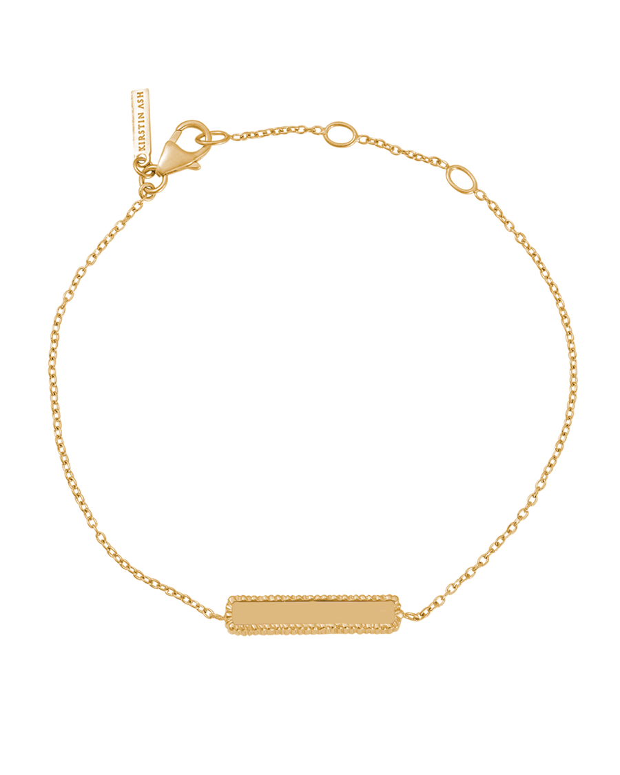 PERLA BAR BRACELET (18K GOLD PLATED)