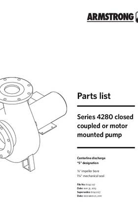 Armstrong 4280S Series Parts List