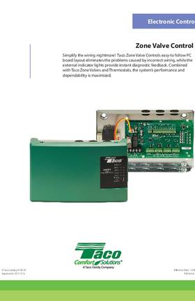 Taco Zone Valve Controls Catalog