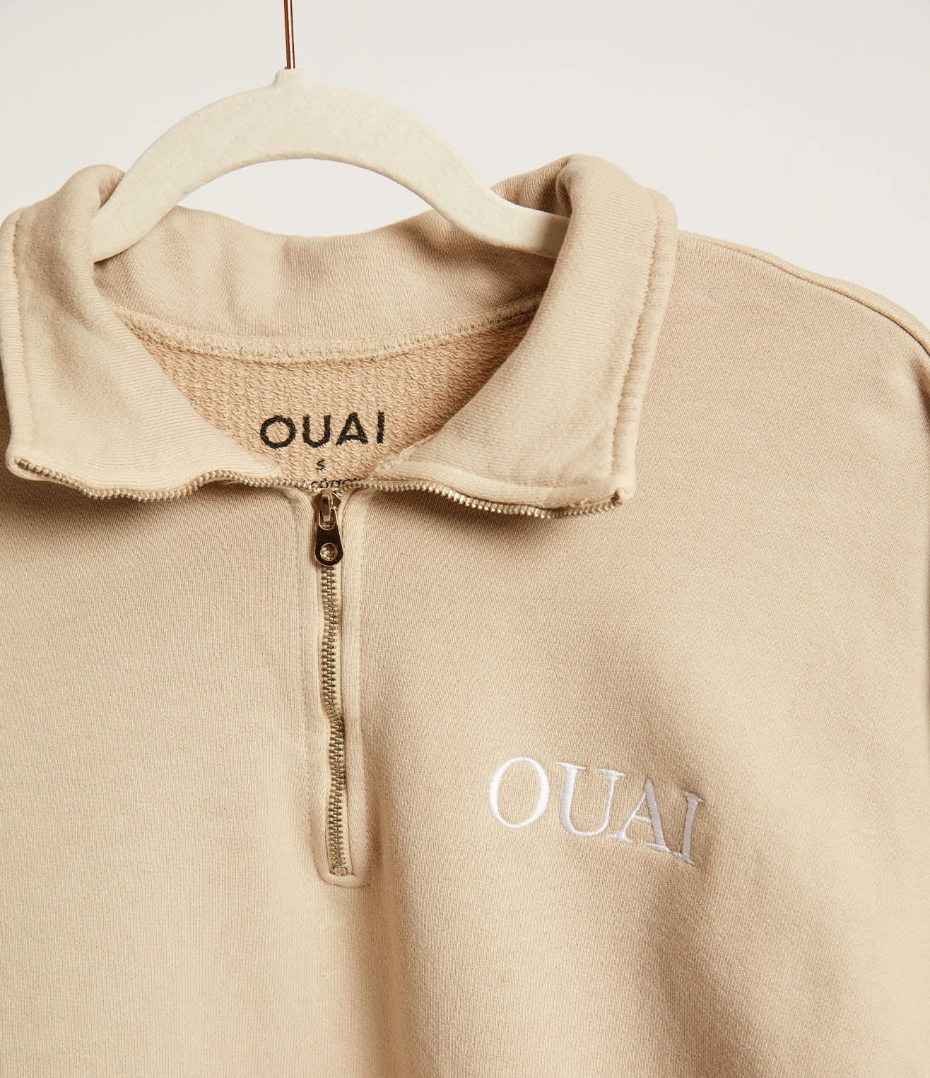 Live Life Your OUAI Half-Zip Sweatshirt