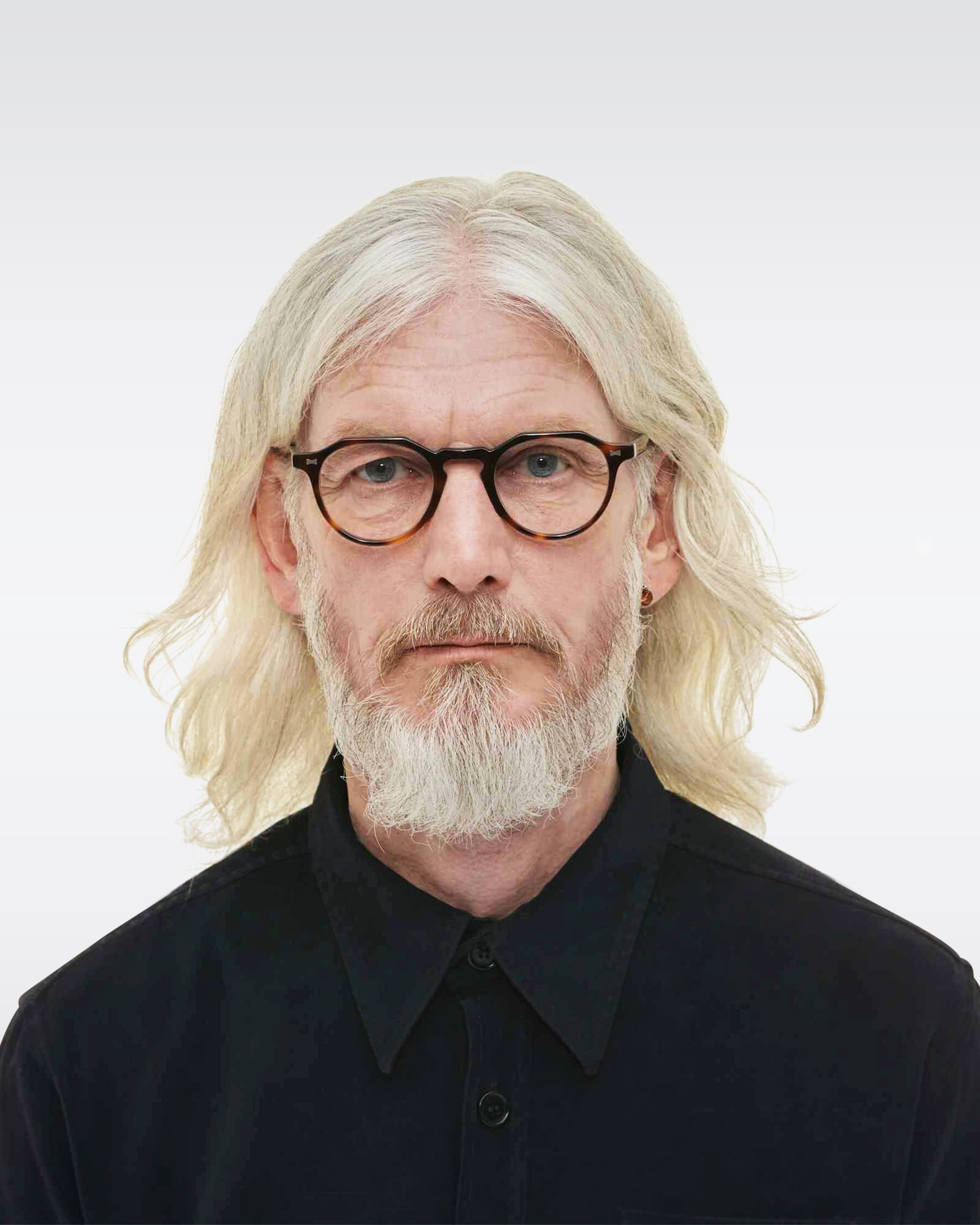 Cartwright: Flat-top 40s style round acetate glasses | Cubitts