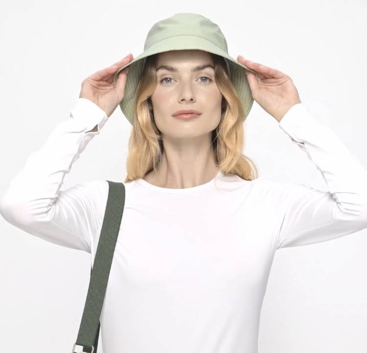 Bondi Bucket Sun Hat UPF 50+ for Women | Solbari Summer Bucket Hat