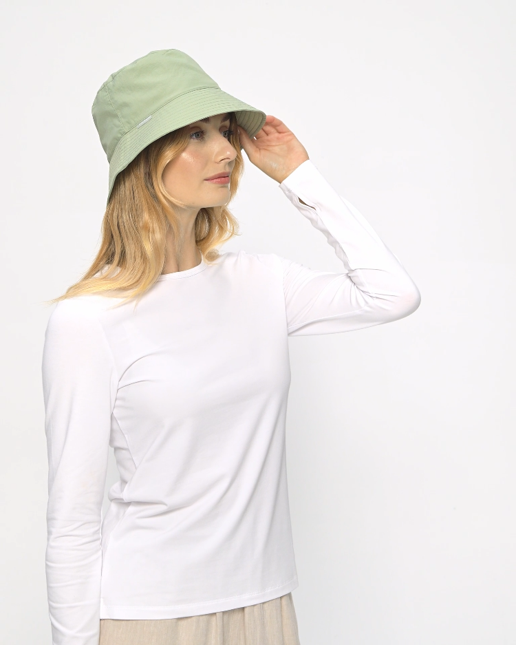 Bondi Bucket Sun Hat UPF 50+ for Women | Solbari Summer Bucket Hat