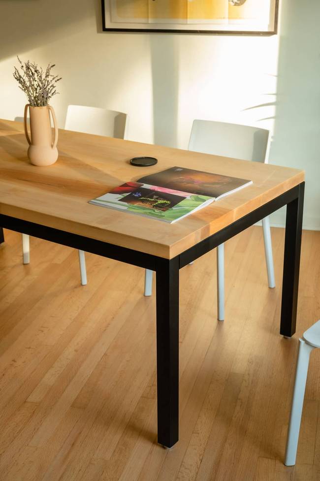 Parsons Table - Dining 8/4 Wood Thickness