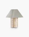 Zaha Travertine Lamp