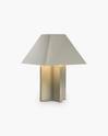Zaha Brushed Steel Lamp
